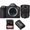 Canon EOS R5 Mark II + RF 24-105mm f/4 L IS USM + 1 SanDisk 32GB Extreme PRO UHS-II SDXC 300 MB/s + 1 Canon LP-E6P|MCZ DIRECT