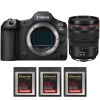 Canon EOS R5 Mark II + RF 24-105mm f/4 L IS USM + 3 SanDisk 128GB Extreme PRO CFexpress Type B|MCZ DIRECT