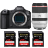 Canon EOS R5 Mark II + RF 70-200mm f/2.8 L IS USM + 3 SanDisk 256GB Extreme PRO UHS-II SDXC 300 MB/s