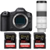 Canon EOS R5 Mark II + RF 200-800mm f/6.3-9 IS USM + 3 SanDisk 256GB Extreme PRO UHS-II SDXC 300 MB/s|MCZ DIRECT