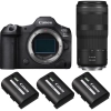 Canon EOS R5 Mark II + RF 100-400mm f/5.6-8 IS USM + 3 Canon LP-E6P|MCZ DIRECT