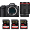 Canon EOS R5 Mark II + RF 35mm f/1.4 L VCM + 3 SanDisk 128GB Extreme PRO UHS-II SDXC 300 MB/s