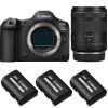Canon EOS R5 Mark II + RF 35mm f/1.4 L VCM + 3 Canon LP-E6P