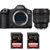 Canon EOS R5 Mark II + RF 85mm f/1.2 L USM + 2 SanDisk 128GB Extreme PRO UHS-II SDXC 300 MB/s|MCZ DIRECT