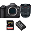 Canon EOS R5 Mark II + RF 50mm f/1.2 L USM + 1 SanDisk 32GB Extreme PRO UHS-II SDXC 300 MB/s + 1 Canon LP-E6P Canon MIRRORLESS CAMERAS €4,869.00 MCZ DIRECT