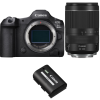 Canon EOS R5 Mark II + RF 24-240mm f/4-6.3 IS USM + 1 Canon LP-E6P Canon APPAREIL PHOTO HYBRIDE 3 926,00 € MCZ DIRECT