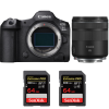 Canon EOS R5 Mark II + RF 85mm f/2 Macro IS STM + 2 SanDisk 64GB Extreme PRO UHS-II SDXC 300 MB/s