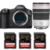 Canon EOS R5 Mark II + RF 70-200mm f/4 L IS USM + 3 SanDisk 64GB Extreme PRO UHS-II SDXC 300 MB/s|MCZ DIRECT