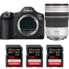 Canon EOS R5 Mark II + RF 70-200mm f/4 L IS USM + 3 SanDisk 128GB Extreme PRO UHS-II SDXC 300 MB/s Canon APPAREIL PHOTO HYBRIDE 4 663,00 € MCZ DIRECT