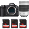 Canon EOS R5 Mark II + RF 70-200mm f/4 L IS USM + 3 SanDisk 512GB Extreme PRO UHS-II SDXC 300 MB/s|MCZ DIRECT