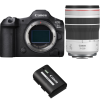 Canon EOS R5 Mark II + RF 70-200mm f/4 L IS USM + 1 Canon LP-E6P|MCZ DIRECT