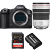 Canon EOS R5 Mark II + RF 70-200mm f/4 L IS USM + 1 SanDisk 512GB Extreme PRO UHS-II SDXC 300 MB/s + 1 Canon LP-E6P Canon CÁMARAS SIN ESPEJO 4.724,00 € MCZ DIRECT