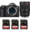 Canon EOS R5 Mark II + RF 135mm f/1.8 L IS USM + 3 SanDisk 64GB Extreme PRO UHS-II SDXC 300 MB/s