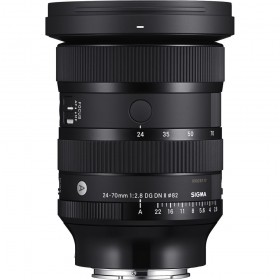Sony A7R V with Sigma 24-70mm f/2.8 DG DN II lens, showcasing sleek design and precision controls Sony A7R V with Sigma 24-70mm f/2.8 DG DN II lens, showcasing sleek design and precision controls