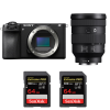 Sony A6700 + FE 24-105mm f/4 G OSS + 2 SanDisk 64GB Extreme PRO UHS-II SDXC 300 MB/s|MCZ DIRECT