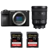 Sony A6700 + FE 24-105mm f/4 G OSS + 2 SanDisk 128GB Extreme PRO UHS-II SDXC 300 MB/s|MCZ DIRECT