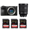 Sony A6700 + FE 24-105mm f/4 G OSS + 3 SanDisk 128GB Extreme PRO UHS-II SDXC 300 MB/s|MCZ DIRECT