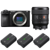 Sony A6700 + FE 24mm f/1.4 GM + 3 Sony NP-FZ100|MCZ DIRECT