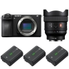 Sony A6700 + FE 14mm f/1.8 GM + 3 Sony NP-FZ100|MCZ DIRECT