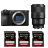 Sony A6700 + FE 90mm f/2.8 Macro G OSS + 3 SanDisk 32GB Extreme PRO UHS-II SDXC 300 MB/s|MCZ DIRECT