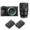 Sony A6700 + FE 90mm f/2.8 Macro G OSS + 2 Sony NP-FZ100|MCZ DIRECT
