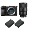 Sony A6700 + FE 90mm f/2.8 Macro G OSS + 2 Sony NP-FZ100|MCZ DIRECT