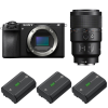 Sony A6700 + FE 90mm f/2.8 Macro G OSS + 3 Sony NP-FZ100|MCZ DIRECT