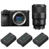 Sony A6700 + FE 90mm f/2.8 Macro G OSS + 3 Sony NP-FZ100|MCZ DIRECT