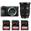 Sony A6700 + FE 24-70mm f/2.8 GM II + 3 SanDisk 128GB Extreme PRO UHS-II SDXC 300 MB/s|MCZ DIRECT