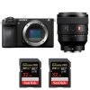 Sony A6700 + FE 50mm f/1.4 GM + 2 SanDisk 32GB Extreme PRO UHS-II SDXC 300 MB/s|MCZ DIRECT