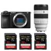 Sony A6700 + FE 70-200mm f/4 Macro G OSS II + 3 SanDisk 32GB Extreme PRO UHS-II SDXC 300 MB/s|MCZ DIRECT