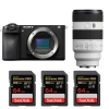 Sony A6700 + FE 70-200mm f/4 Macro G OSS II + 3 SanDisk 64GB Extreme PRO UHS-II SDXC 300 MB/s|MCZ DIRECT