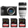 Sony A6700 + FE 70-200mm f/4 Macro G OSS II + 3 SanDisk 256GB Extreme PRO UHS-II SDXC 300 MB/s|MCZ DIRECT