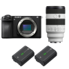 Sony A6700 + FE 70-200mm f/4 Macro G OSS II + 2 Sony NP-FZ100|MCZ DIRECT