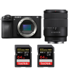 Sony A6700 + 18-135mm f/3.5-5.6 OSS + 2 SanDisk 64GB Extreme PRO UHS-II SDXC 300 MB/s|MCZ DIRECT