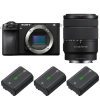 Sony A6700 + 18-135mm f/3.5-5.6 OSS + 3 Sony NP-FZ100|MCZ DIRECT