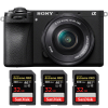 Sony A6700 + 16-50mm f/3.5-5.6 OSS + 3 SanDisk 32GB Extreme PRO UHS-II SDXC 300 MB/s|MCZ DIRECT