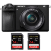 Sony A6700 + 16-50mm f/3.5-5.6 OSS + 2 SanDisk 64GB Extreme PRO UHS-II SDXC 300 MB/s|MCZ DIRECT