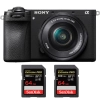 Sony A6700 + 16-50mm f/3.5-5.6 OSS + 2 SanDisk 64GB Extreme PRO UHS-II SDXC 300 MB/s|MCZ DIRECT