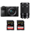 Sony A6700 + 16-50mm f/3.5-5.6 OSS + 55-210mm f/4.5-6.3 OSS + 2 SanDisk 64GB Extreme PRO UHS-II SDXC 300 MB/s|MCZ DIRECT