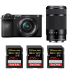 Sony A6700 + 16-50mm f/3.5-5.6 OSS + 55-210mm f/4.5-6.3 OSS + 3 SanDisk 256GB Extreme PRO UHS-II SDXC 300 MB/s|MCZ DIRECT