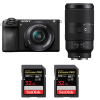 Sony A6700 + 16-50mm f/3.5-5.6 OSS + 70-350mm f/4.5-6.3 G OSS + 2 SanDisk 32GB Extreme PRO UHS-II SDXC 300 MB/s|MCZ DIRECT