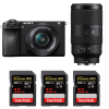 Sony A6700 + 16-50mm f/3.5-5.6 OSS + 70-350mm f/4.5-6.3 G OSS + 3 SanDisk 32GB Extreme PRO UHS-II SDXC 300 MB/s|MCZ DIRECT