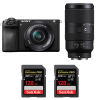 Sony A6700 + 16-50mm f/3.5-5.6 OSS + 70-350mm f/4.5-6.3 G OSS + 2 SanDisk 128GB Extreme PRO UHS-II SDXC 300 MB/s|MCZ DIRECT