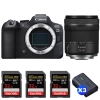 Canon EOS R6 Mark II + RF 15-30mm f/4.5-6.3 IS STM + 3 SanDisk 32GB Extreme PRO UHS-II SDXC 300 MB/s + 3 Canon LP-E6NH|MCZ DIRECT