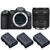 Canon EOS R6 Mark II + RF 15-30mm f/4.5-6.3 IS STM + 3 Canon LP-E6NH|MCZ DIRECT