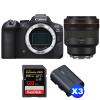 Canon EOS R6 Mark II + RF 85mm f/1.2 L USM + 1 SanDisk 128GB Extreme PRO UHS-II SDXC 300 MB/s + 3 Canon LP-E6NH-1