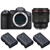 Canon EOS R6 Mark II + RF 85mm f/1.2 L USM + 3 Canon LP-E6NH|MCZ DIRECT