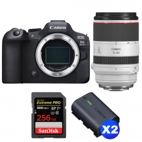 Canon EOS R6 Mark II + RF 70-200mm f/2.8 L IS USM + 1 SanDisk 256GB Extreme PRO UHS-II SDXC 300 MB/s + 2 Canon LP-E6NH-1