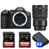 Canon EOS R6 Mark II + RF 15-35mm f/2.8 L IS USM + 2 SanDisk 32GB Extreme PRO UHS-II SDXC 300 MB/s + 2 Canon LP-E6NH|MCZ DIRECT Canon EOS R6 Mark II + RF 15-35mm f/2.8 L IS USM + 2 SanDisk 32GB Extreme PRO UHS-II SDXC 300 MB/s + 2 Canon LP-E6NH|MCZ DIRECT